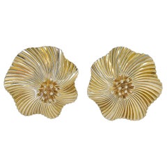 Retro Tiffany & Co. Flower Earrings