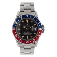 Rolex Sport « Pépsi » GMT Master 1675 vintage de 1960