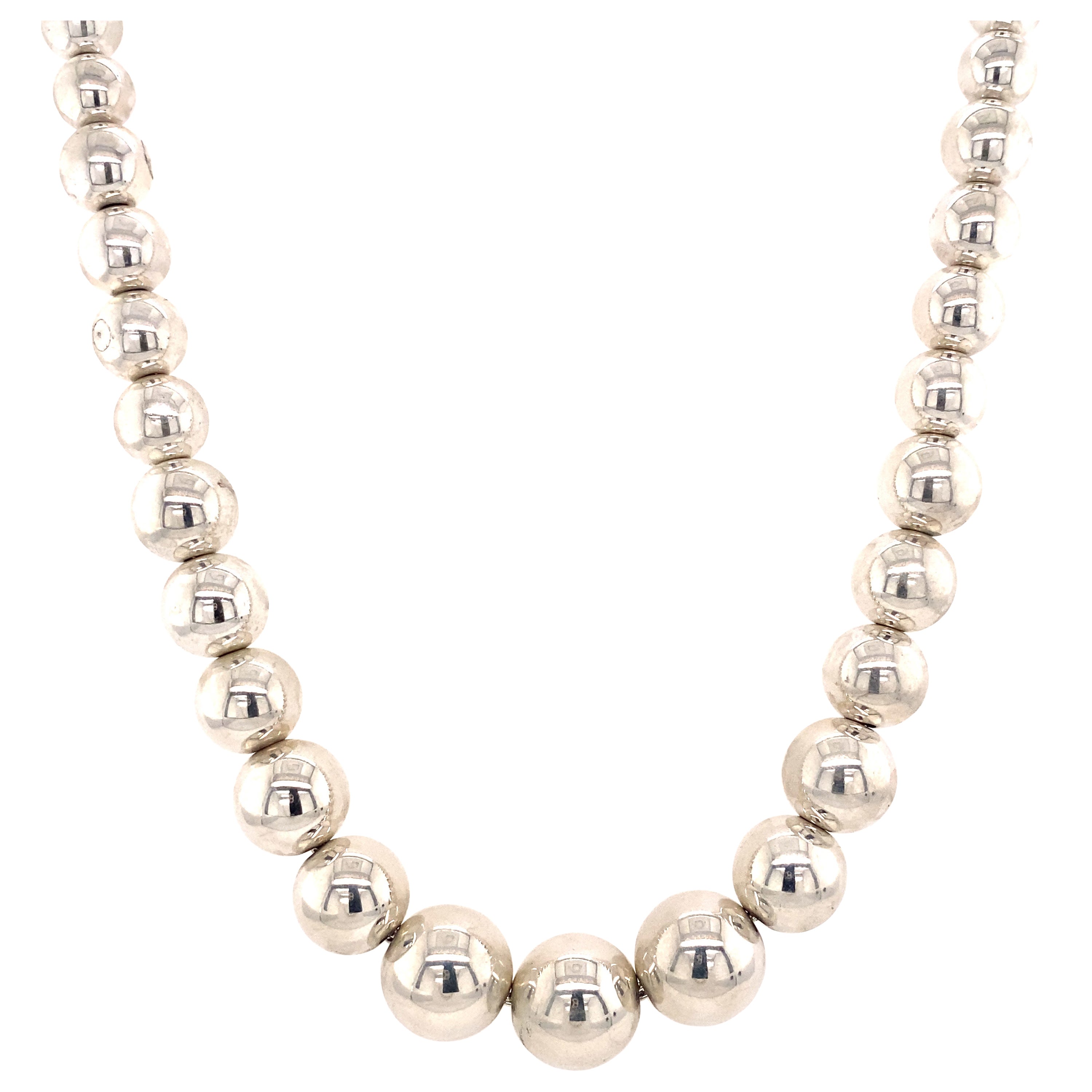 Tiffany & Co. Graduated Ball Necklace