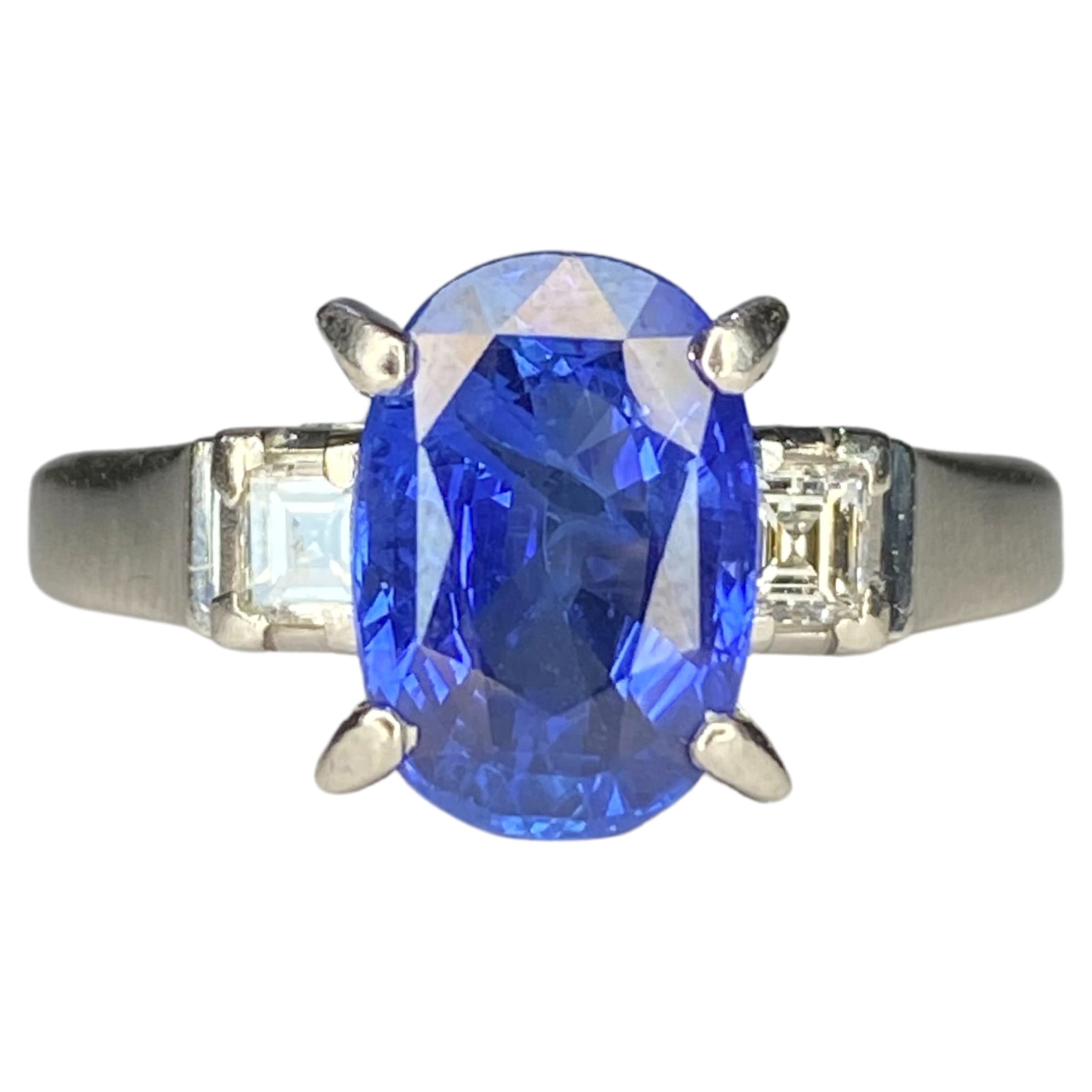 Natural Blue Sapphire Oval Cut 0.531 carats 5.80x4.16mm