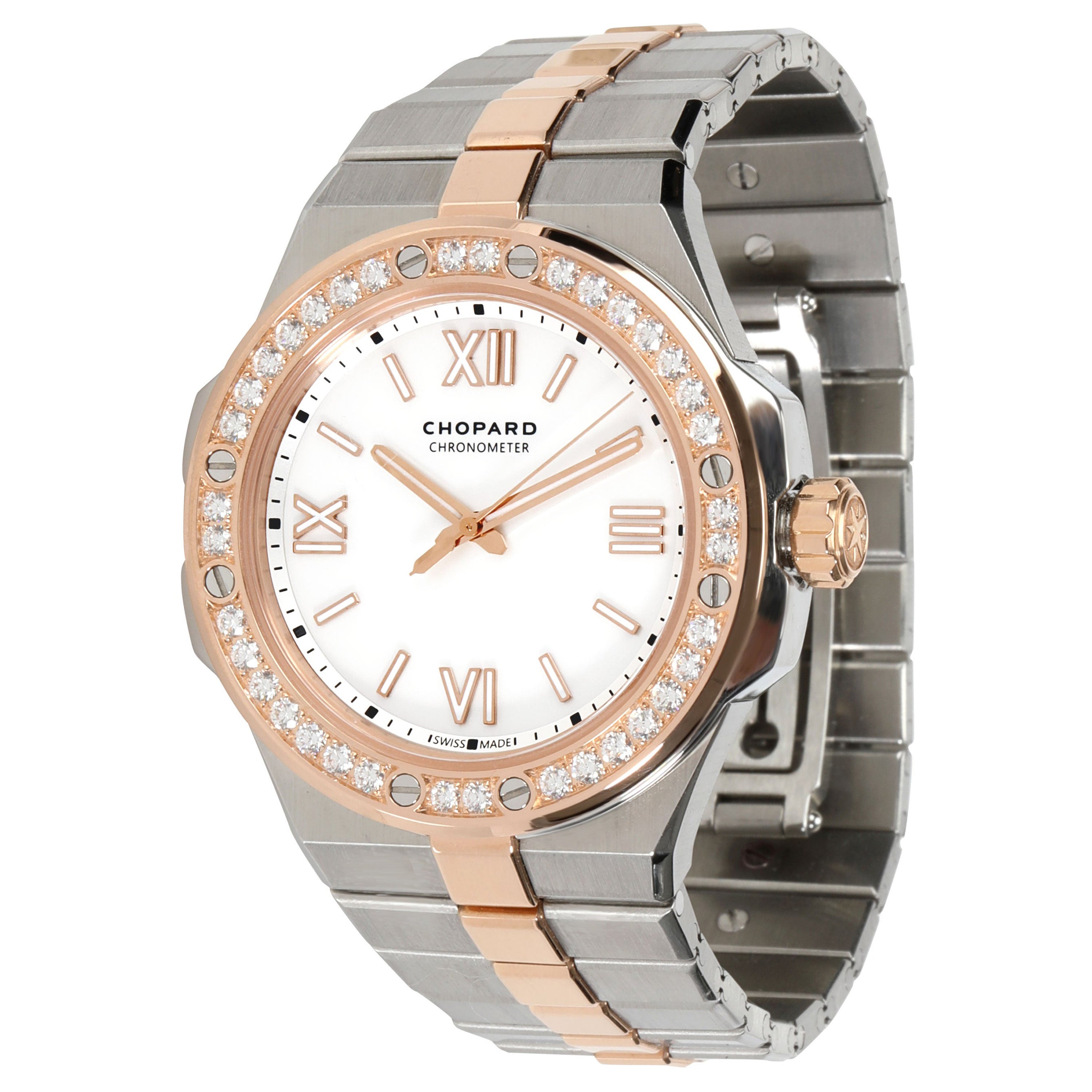 Chopard Alpine Eagle 298601-6002 Women's Watch in 18kt Stainless Steel/Rose Gold