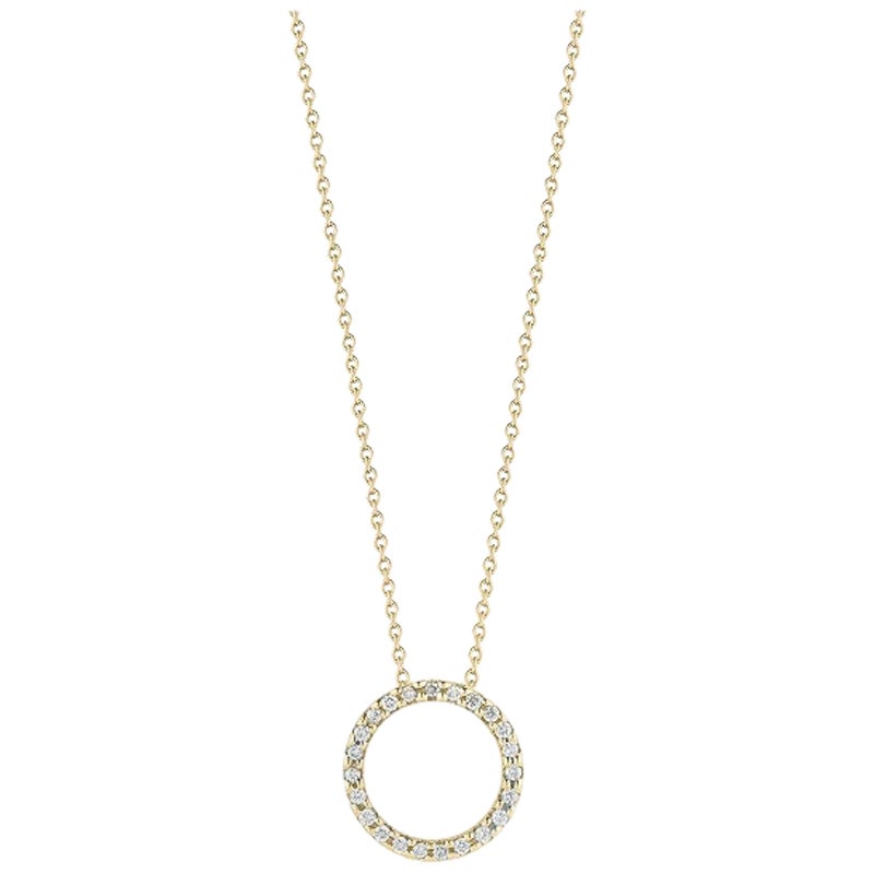 Roberto Coin Circle Pendent with Diamonds 001258AYCHX0 For Sale