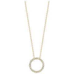 Roberto Coin Circle Pendent with Diamonds 001258AYCHX0