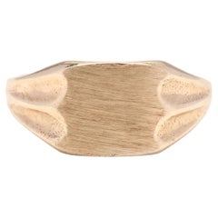 14Y Baby Signet Ring