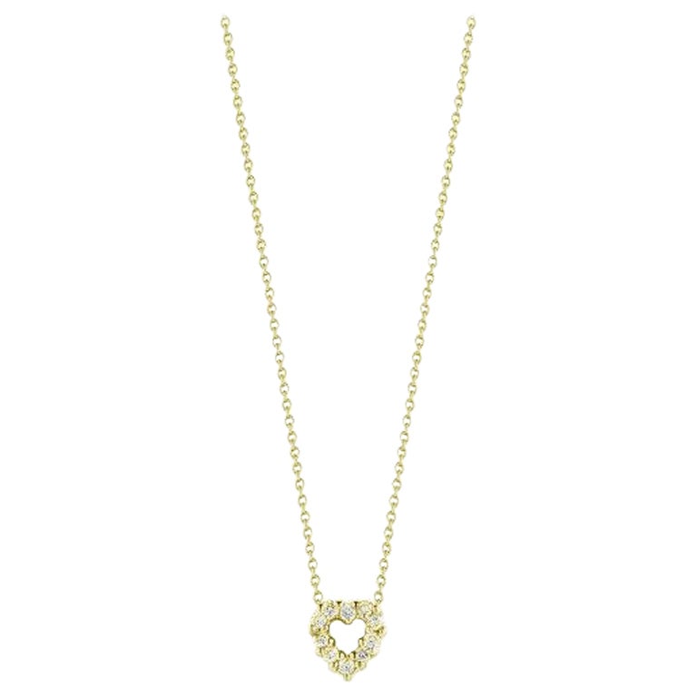 Roberto Coin Baby Heart Pendent with Diamonds 001616AYCHX0