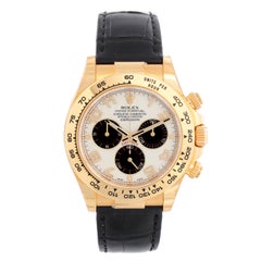 Montre Rolex Cosmograph Daytona en or jaune 18 carats pour hommes 116518