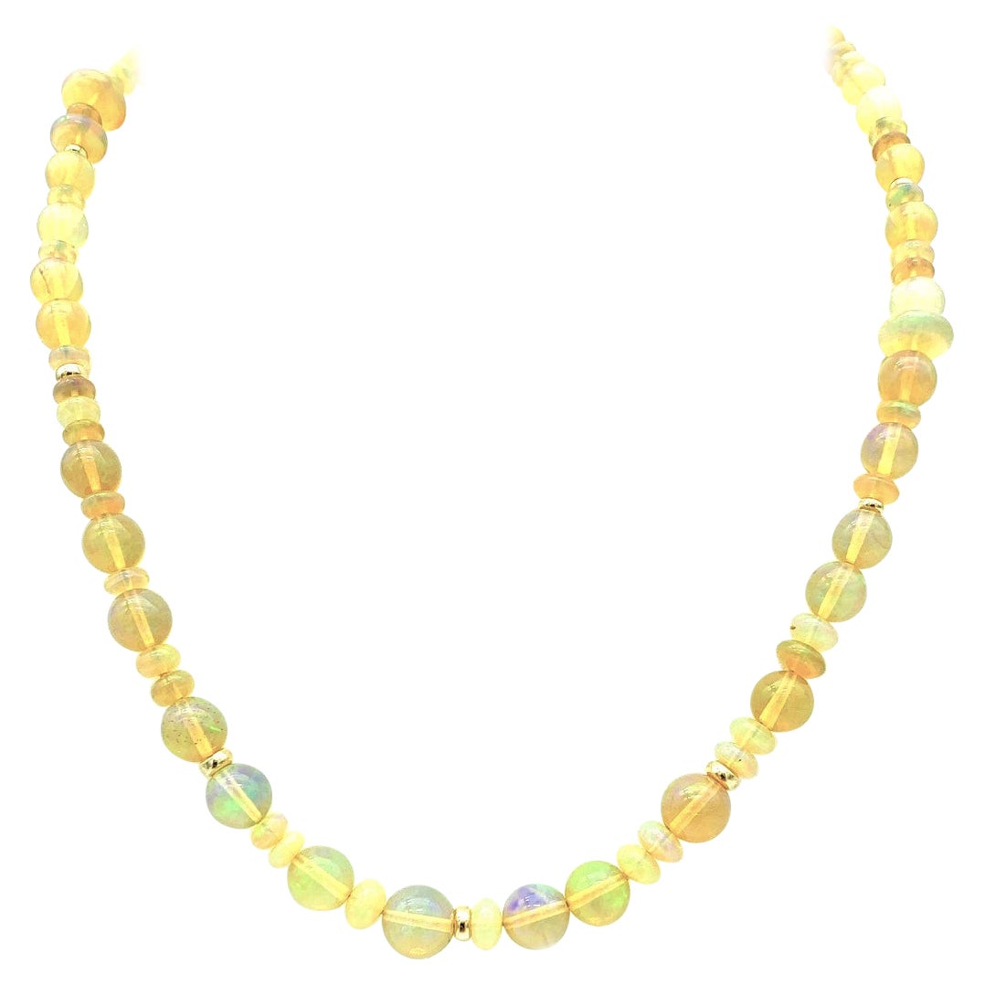 Graduated Opal Bead Necklace at 1stDibs opal pearl necklace, opal