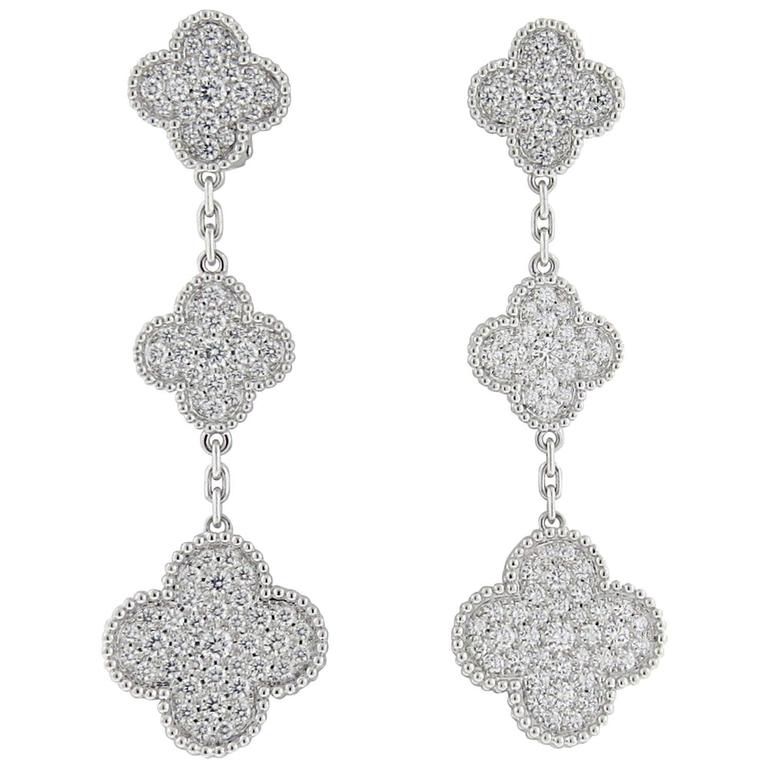 Magic Alhambra earrings, 3 motifs