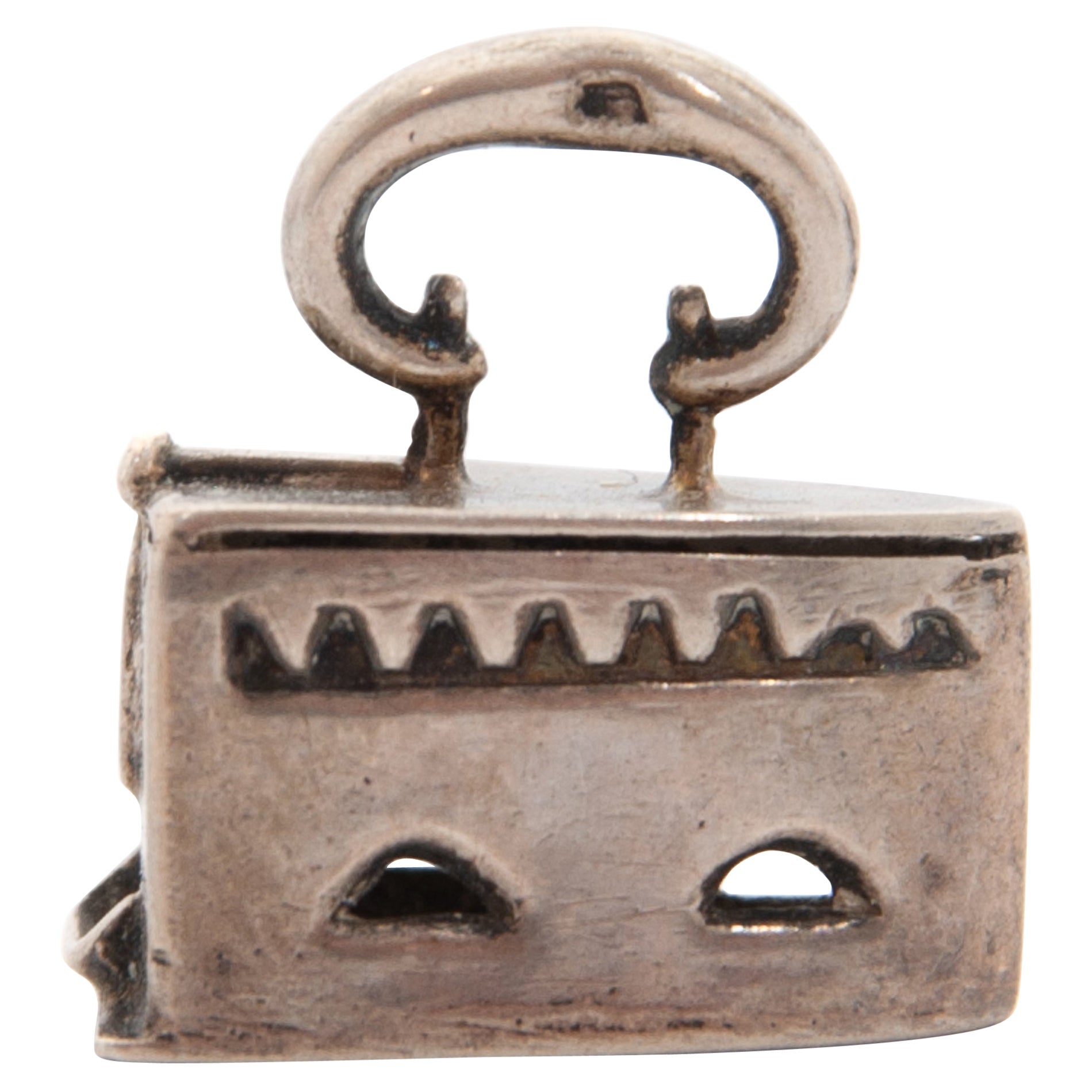 Vintage Lady Bird Silver Gilt and Enamel Pendant Charm at 1stDibs