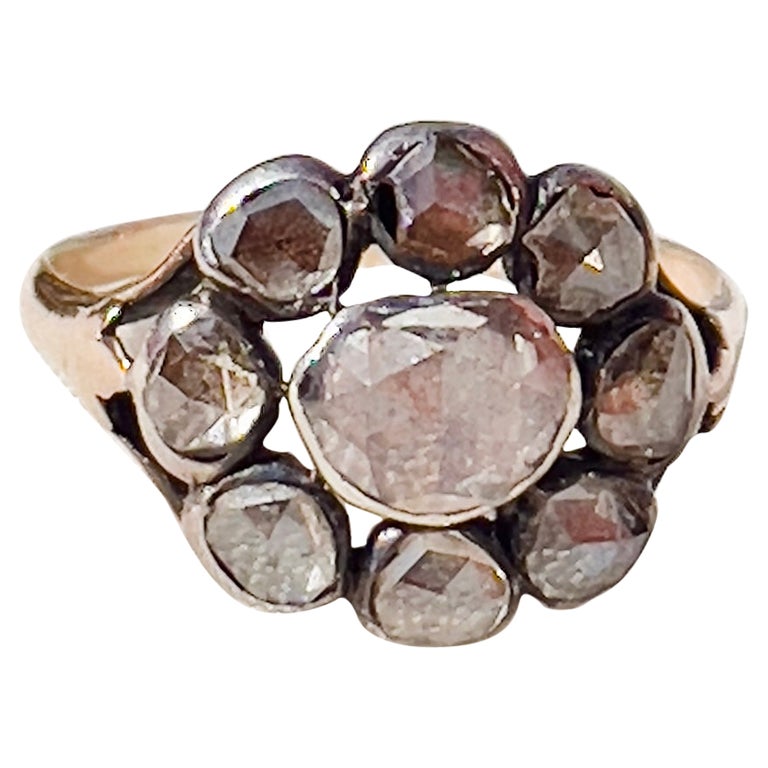 Antique Diamonds Gold 1700s Museum Worthy Portuguese