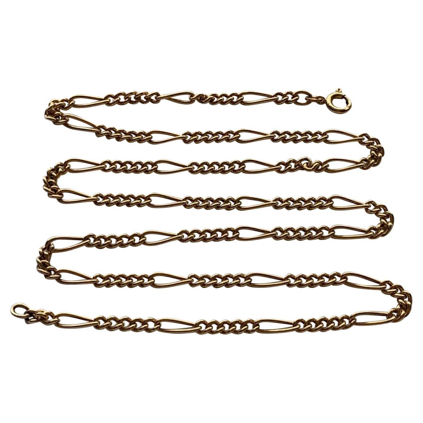 Unoaerre Byzantine Chain Necklace 18 Karat Yellow Gold Italy At
