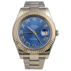 Rolex Datejust II Ref. 126334 Blue Roman Numeral Stainless Steel Watch