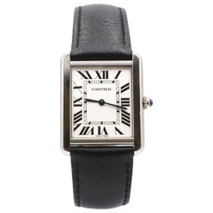 Used Cartier Tank Solo Stainless Steel Watch, Large Model