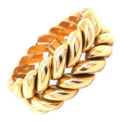 French Retro 18K Gold Bracelet