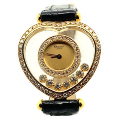 Used Chopard Happy Diamond Heart Ladies' Watch in 18 Karat Yellow Gold, Ref. 20/4516