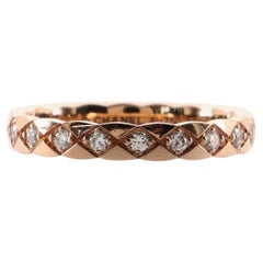 Chanel Coco Crush Ring 18K Beige Gold und Diamanten Mini