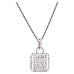 1.89cts Diamond gold Pendent