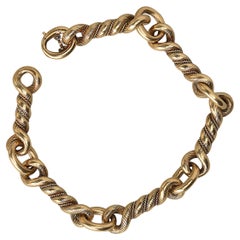 Vintage Hermès Gold Knot Bracelet