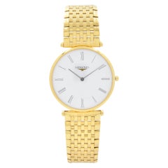 Longines La Grande Classique Montre à quartz:: cadran blanc:: ton or L4.755.2.11.8