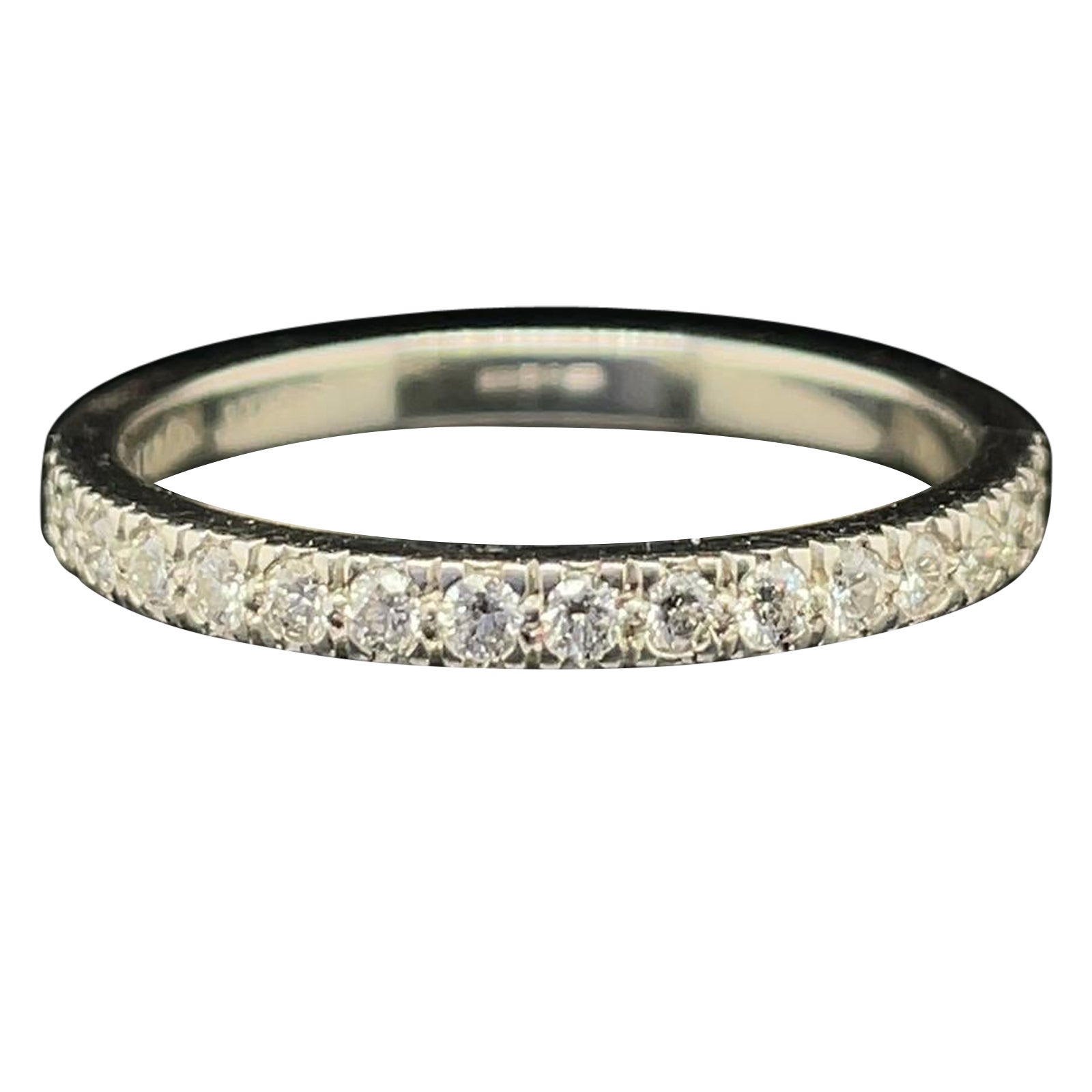 Tiffany & Co Diamond Platinum Half Eternity Ring