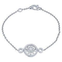 Harry Winston Bracelet en platine Winston Gates avec .29ctw de diamants