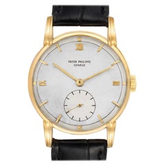 Patek Philippe Calatrava 18K Yellow Gold Vintage Mens Watch 2430