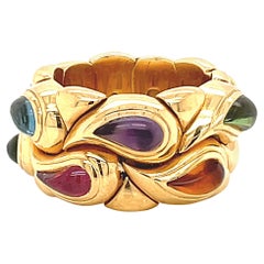 Vintage Chopard Casimir Collection Gemstone 18 Karat Gold Ring