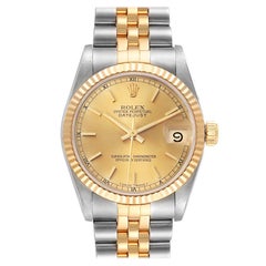 Rolex Datejust Midsize Steel Yellow Gold Ladies Watch 68273