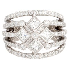 14kt White Gold 2.10ct Diamond Band