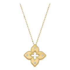 Roberto Coin Venetian Princess Yellow Gold Diamond Necklace 7772985AYCHX