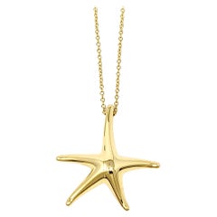 Tiffany & Co. Elsa Peretti Starfish Pendant Necklace in 18 Karat Yellow Gold