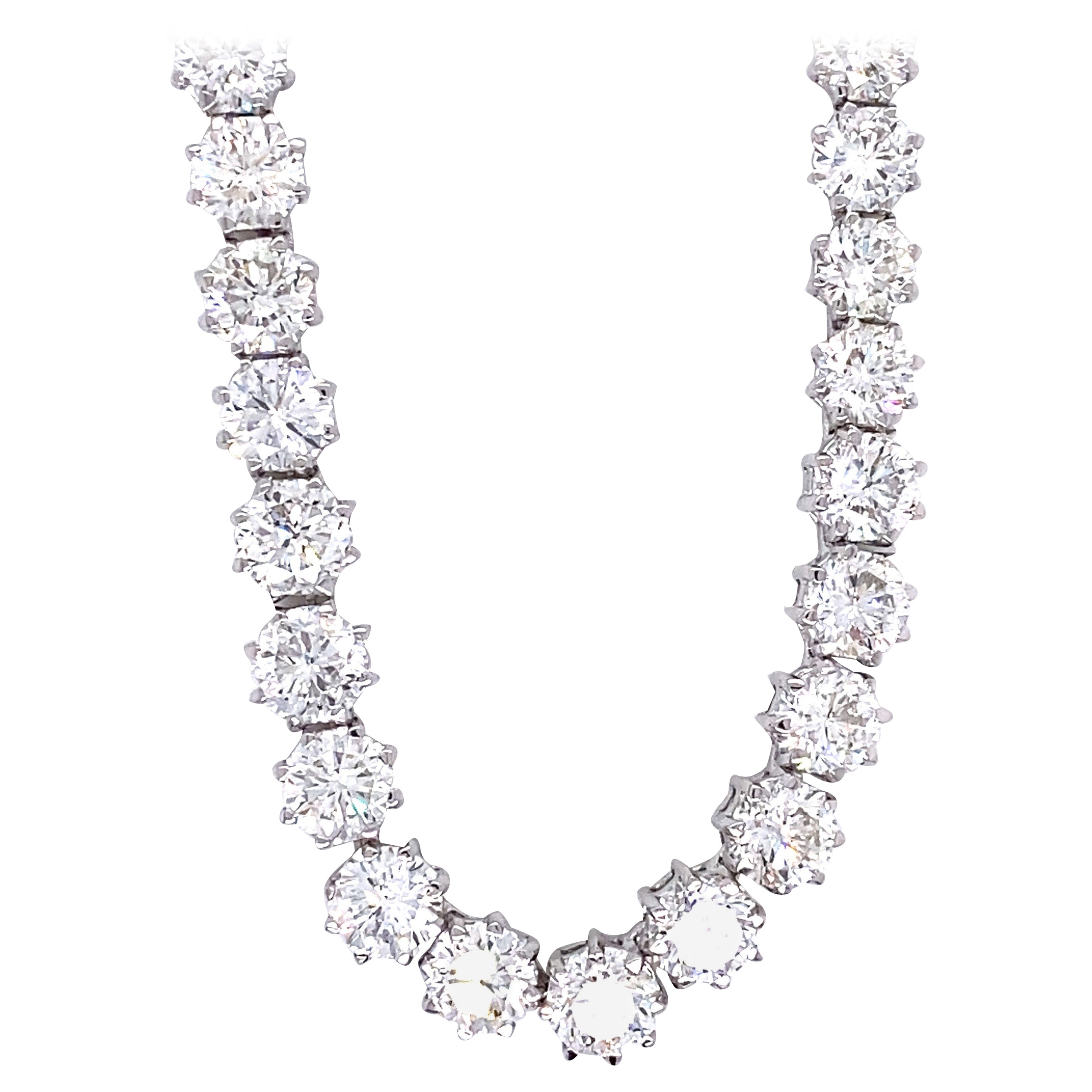 Emilio Jewelry 36.00 Carat Octagon Cut Diamond Choker Necklace