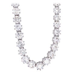 Emilio Gioielli 36,00 carati di diamante taglio ottagono Collana Choker