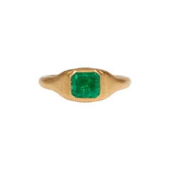 Darius Jewels Single Emerald Ring