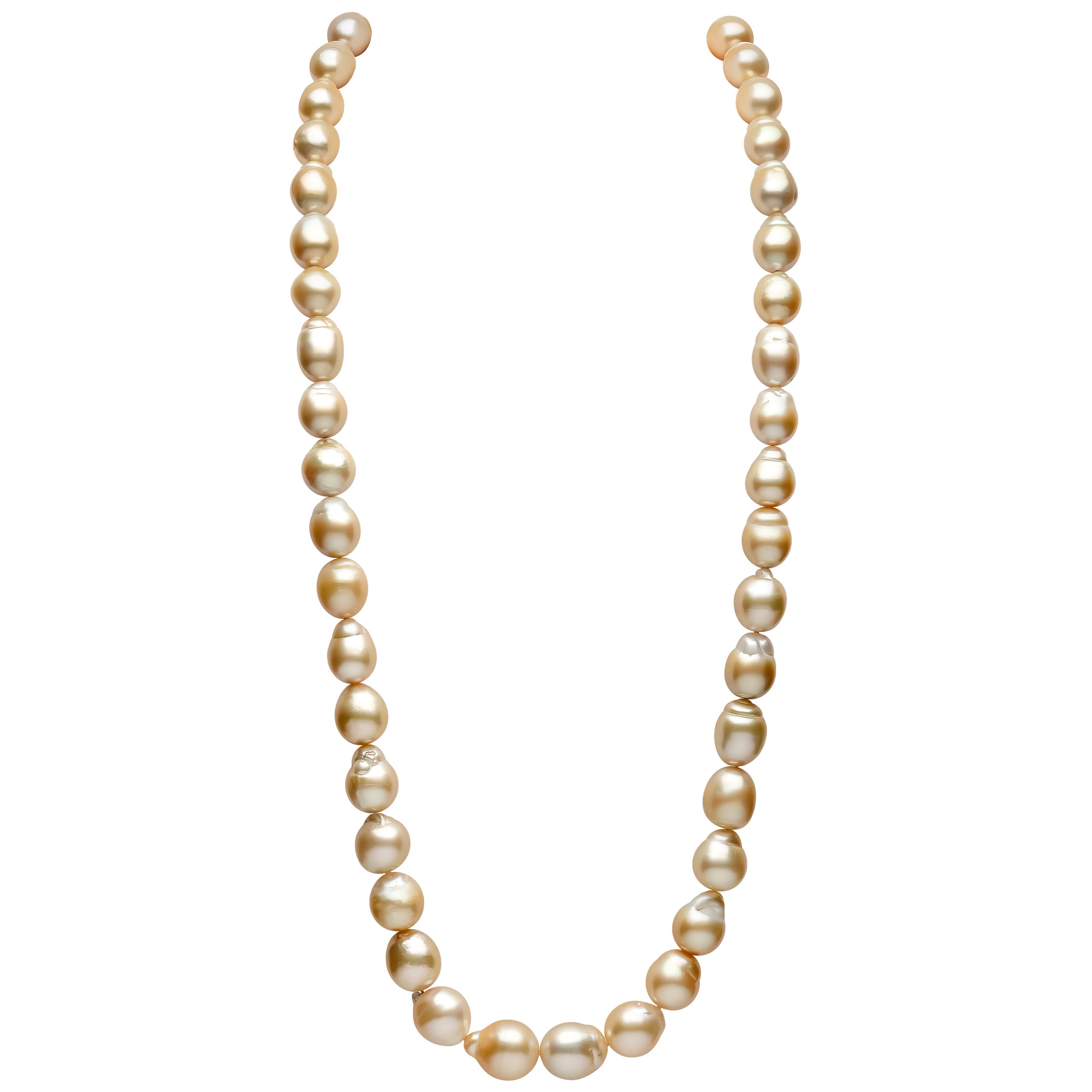 Yoko London Baroque Golden South Sea Pearl Necklace