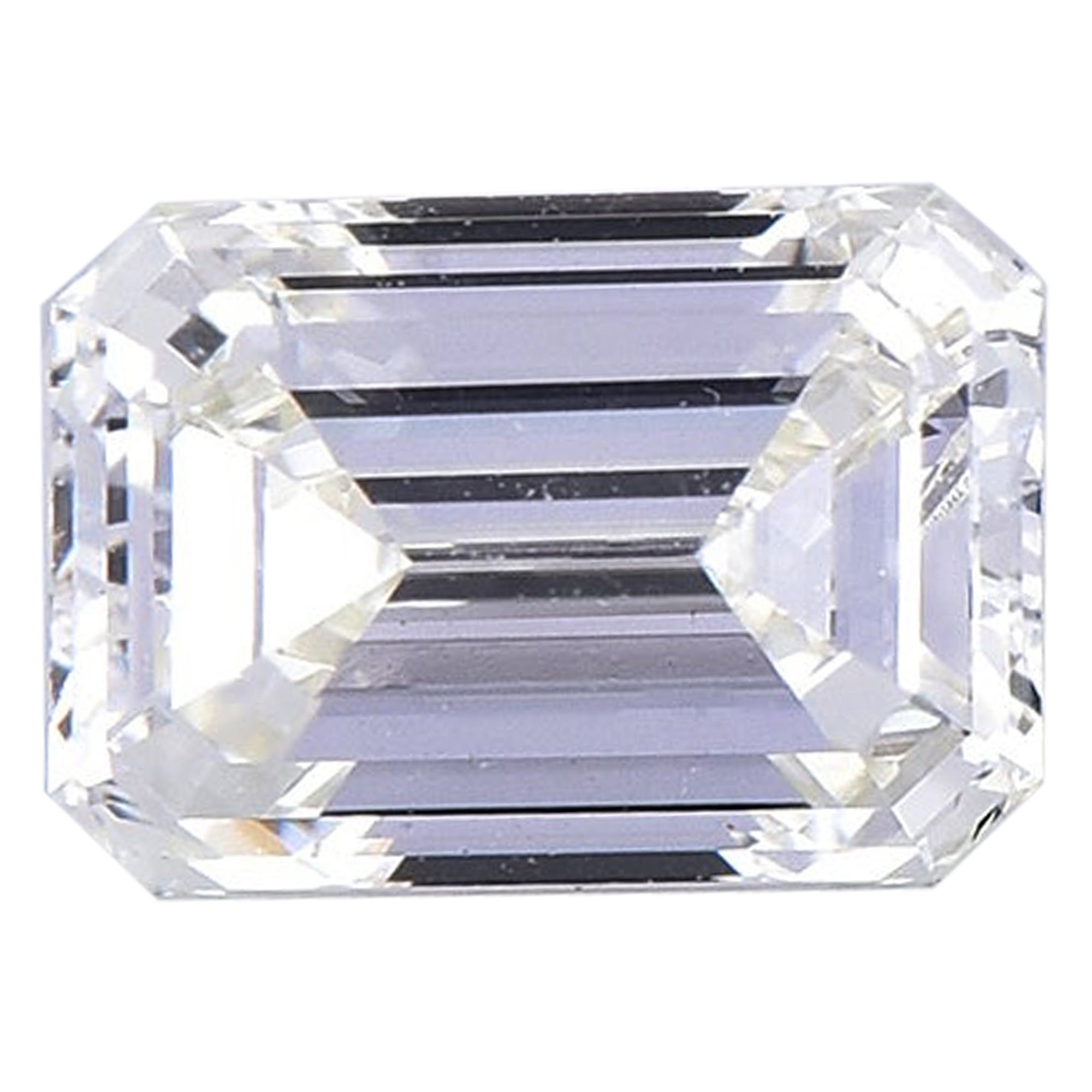 TJD IGI Certified 1.03 Carat Emerald Cut Loose Diamond, K Color IF Clarity