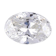 TJD GIA Certified 1.01 Carat Oval Brilliant Cut Loose Diamond K Color IF Clarity