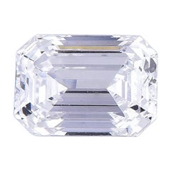 TJD GIA Certified 1.08 Carat Emerald Cut Loose Diamond, D Color VVS1 Clarity
