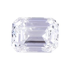 TJD GIA Certified 1.01 Carat Emerald Cut Loose Diamond, F Color VS1 Clarity
