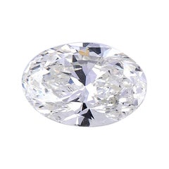 TJD GIA Certified 1.02 Carat Oval Brilliant Cut Loose Diamond K Color IF Clarity