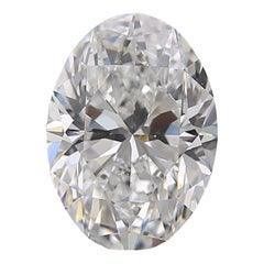 Exceptional Gia Certified 5 Carat Oval Diamond D Color 1.41 Ratio