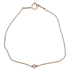 Tiffany & Co. Elsa Peretti Diamond by Yard Single Diamond Bracelet