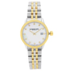 Used Raymond Weil Freelancer Two-Tone Steel MOP Quartz Ladies Watch 5629-STP-97081