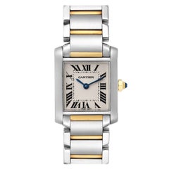 Cartier Tank Francaise Small Two Tone Ladies Watch W51007Q4