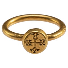 Byzantinischer Ring aus Gold