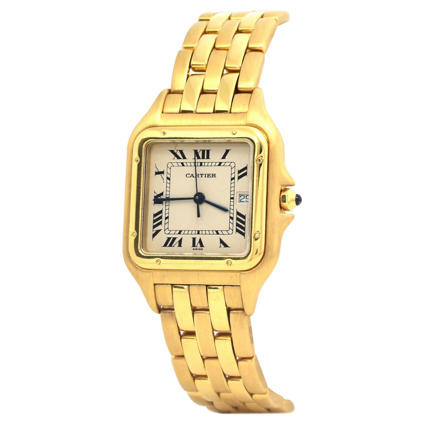 Cartier Panthere 887968 Medium in 18k Yellow Gold and Bracelet with Box & Papers