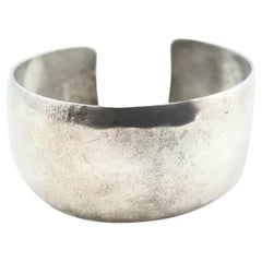 Inman Sterling Silver Modernist Cuff Bracelet