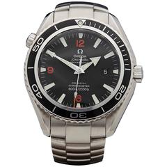 Omega Stainless Steel Seamaster Planet Ocean Co-Axial Automatic Wristwatch 