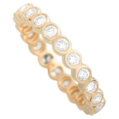 LB Exclusive 14K Yellow Gold 0.90 Ct Diamond Band Ring