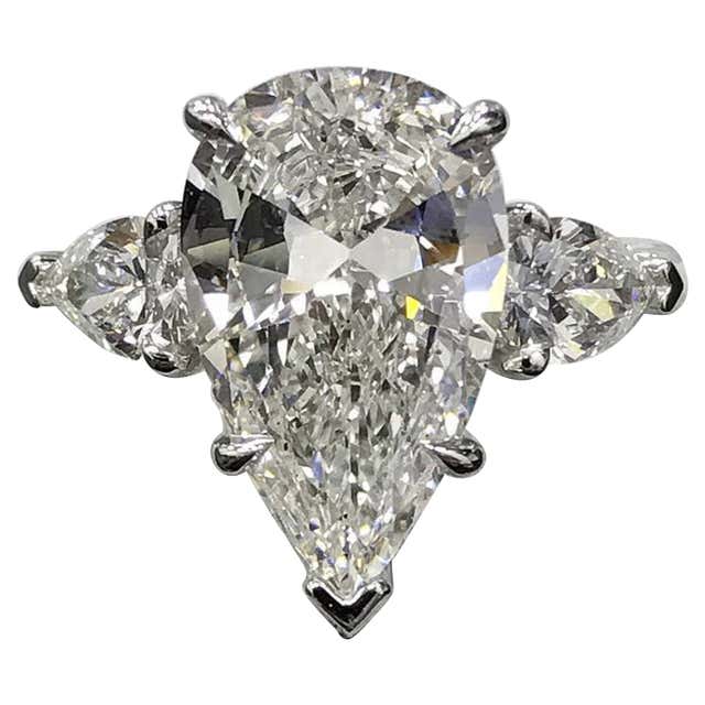 Flawless GIA Certified 2 Carat Pear Cut Pink Diamond For Sale at 1stDibs